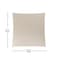 Flash Furniture Palmetto 20ft Rectangle Sun Sail Shade Canopy with Included Nylon Attachment Ropes in Sand GM-WL-SS22003-5-SAND-GG - alternate 9